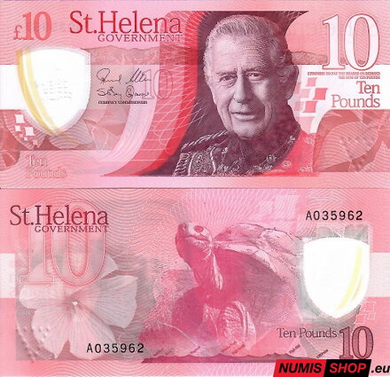Svätá Helena - 10 pounds - 2026 - polymer - UNC