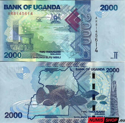 Uganda - 2000 shillings - 2010 - UNC