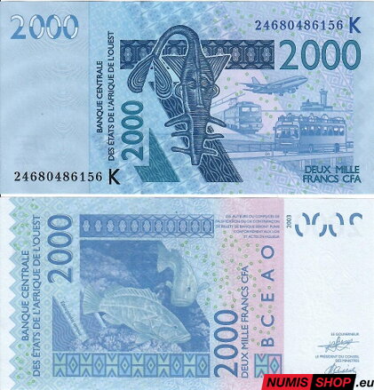 West African States - 2000 francs (K-Senegal) - 2024 - UNC