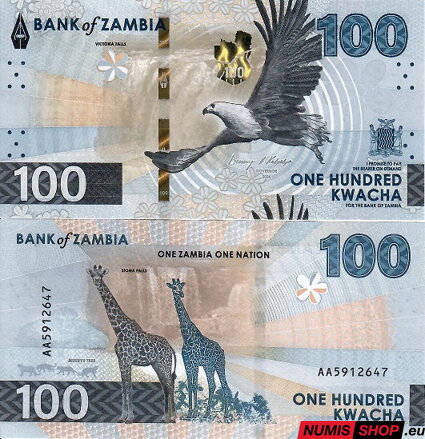 Zambia - 100 kwacha - 2024 - UNC