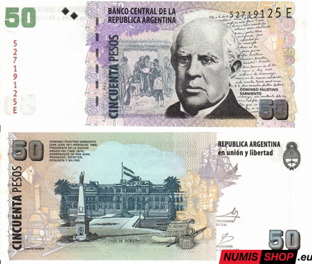 Argentína - 50 pesos - 2003 - 2015 - UNC