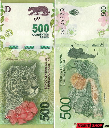 Argentína - 500 pesos - 2016 - UNC