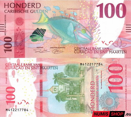 Curacao and Sint Maarten - 100 caribische gulden - 2025 - UNC
