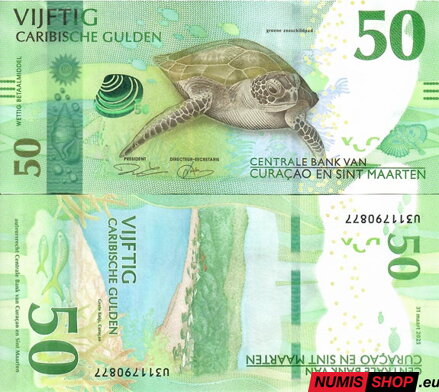 Curacao and Sint Maarten - 50 caribische gulden - 2025 - UNC