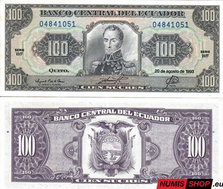 Ekvádor - 100 sucres - 1993 - UNC 