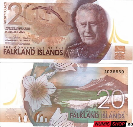 Falklandy - 20 pounds - 2025 - polymer - Charles - UNC