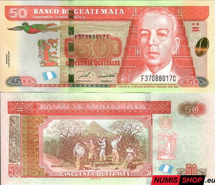 Guatemala - 50 quetzales - 2020 - UNC