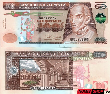 Guatemala - 100 quetzales - 2021 - UNC