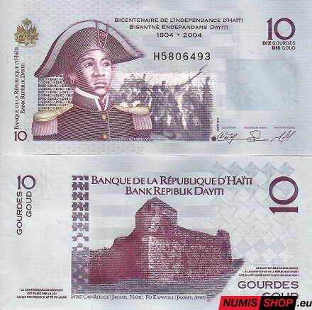 Haiti - 10 gourdes - 2010 - UNC