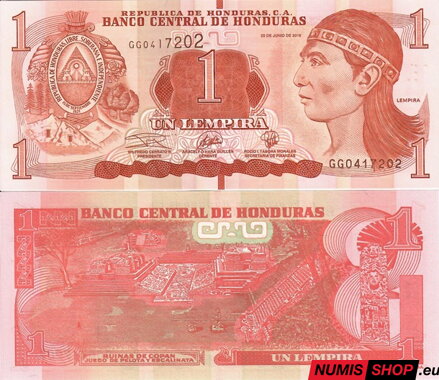 Honduras - 1 lempira - 2019 - UNC