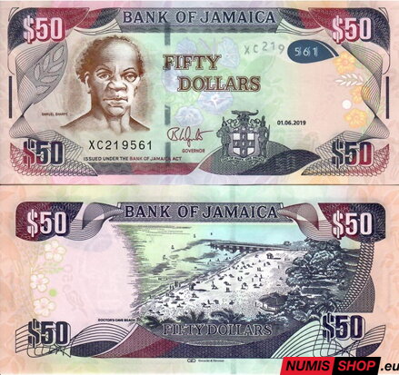 Jamajka - 50 dollars - 2019 - UNC