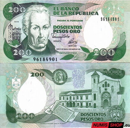 Kolumbia - 200 pesos - 1992 - UNC