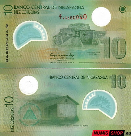 Nikaragua - 10 cordobas - 2007 - UNC - polymer