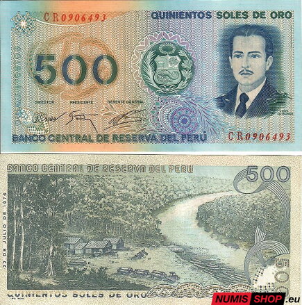 Peru - 500 soles de oro - 1976 - UNC