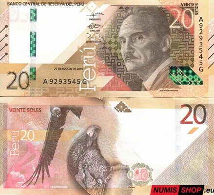 Peru - 20 soles - 2019 - UNC