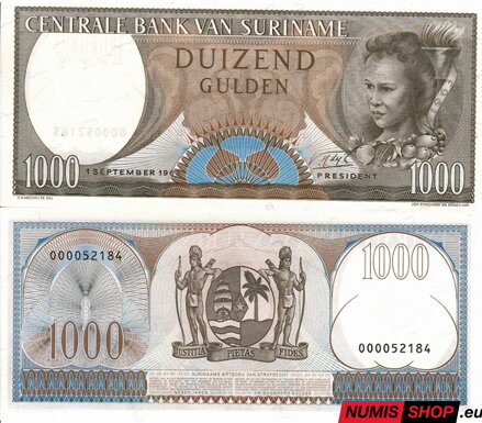 Surinam - 1000 gulden - 1963 - UNC