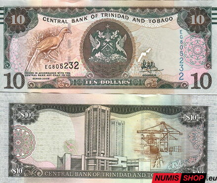 Trinidad a Tobago - 10 dollars - 2006 - UNC