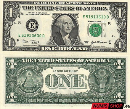 USA - 1 dollar - 2003 - E - UNC