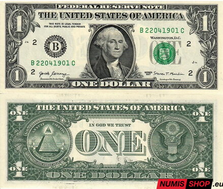 USA - 1 dollar - 2017 - B - UNC