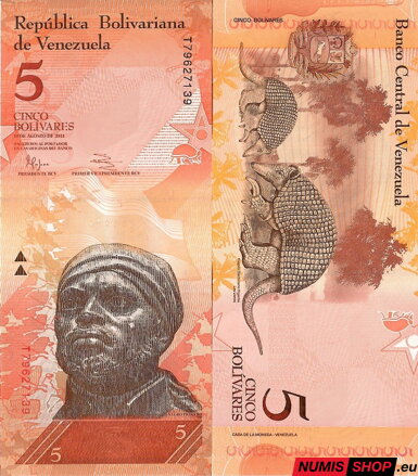 Venezuela - 5 bolívares - 2014 - UNC