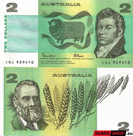 Austrália - 2 dollars - 1985 - UNC
