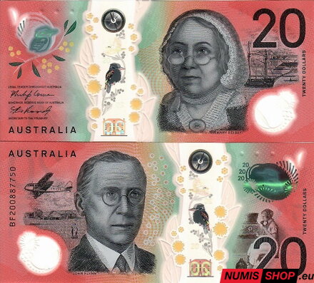 Austrália - 20 dollars - 2020 - polymer - UNC