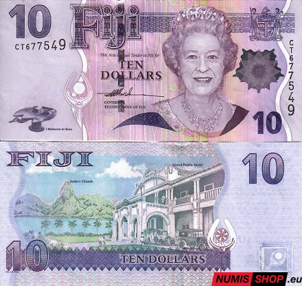 Fiji - 10 dollars - 2007 - UNC