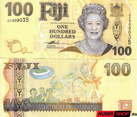 Fiji - 100 dollars - 2007 - UNC
