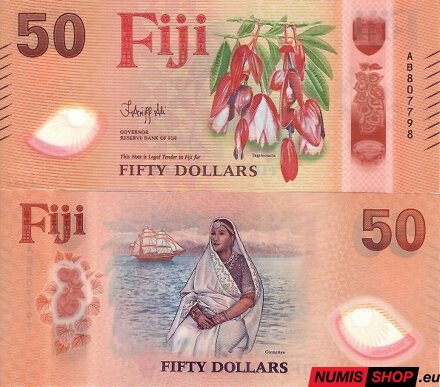 Fiji - 50 dollars - 2026 - polymer - UNC