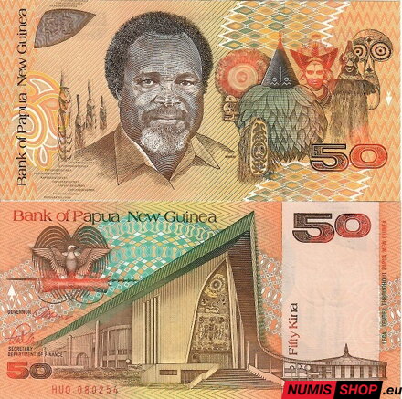 Papua Nová Guinea - 50 kina - 1989 - UNC