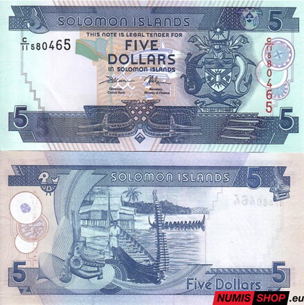 Šalamúnové ostrovy - 5 dollars - 2011 - UNC (P26-4)