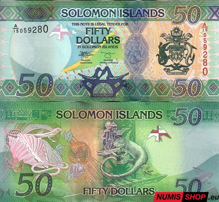 Šalamúnové ostrovy - 50 dollars - 2023 - UNC