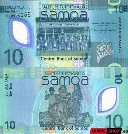 Samoa - 10 tala - 2023 - polymer - UNC