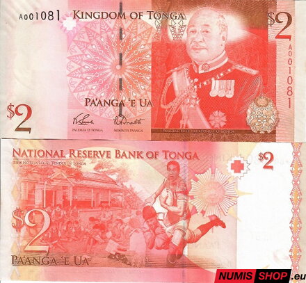 Tonga - 2 pa´anga - 2009 - UNC