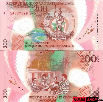 Vanuatu - 200 vatu - 2014 - polymer - UNC