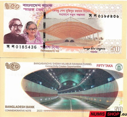 Bangladéš - 50 taka - 2023 - commemorative - polymer - UNC