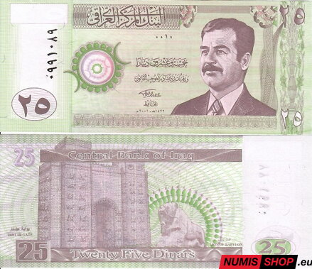 Irak - 25 dinárov - 1982 - UNC