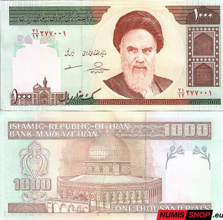 Irán - 1000 rialov 2014 - UNC