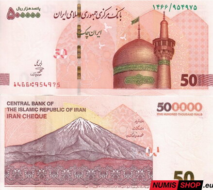 Irán - 500 000 rialov 2018 - polymer - UNC 