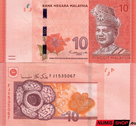 Malajzia - 10 ringitt - 2011 - UNC