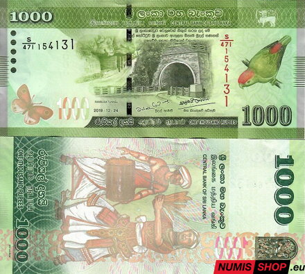 Srí Lanka - 1000 rupií - 2019 - UNC