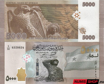 Sýria - 5000 pounds -2024 - UNC