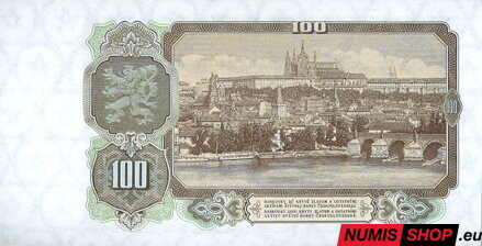 100 Kčs - 1953 - UNC 100 Kčs - 1953 - séria CK