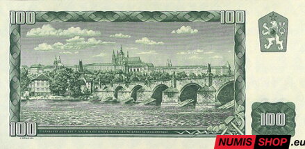 100 Kčs - 1961 - UNC 100 Kčs - 1961 - séria P