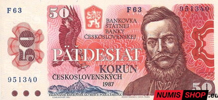 50 Kčs - 1987 - Ľudovít Štúr - UNC