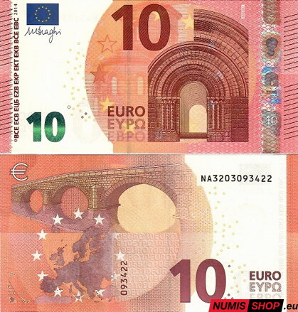 10 euro 2014 - Draghi - NA - UNC