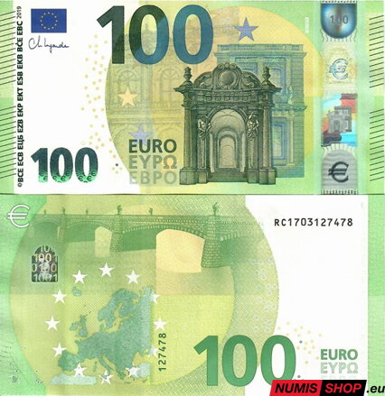 100 euro 2019 - Lagarde - RC - UNC