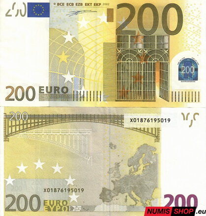 200 euro 2002 - Nemecko (X) - Duisenberg - VF