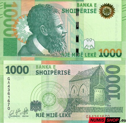 Albánsko - 1000 leke - 2019 - UNC