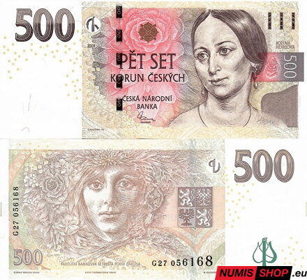 Česká republika - 500 Kč - 2009 - séria G - UNC